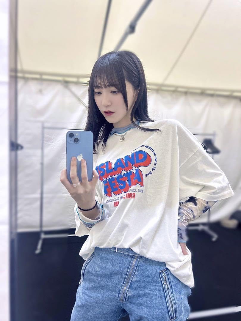 Amazon.co.jp: 野口衣織 着用 フェスロゴピグメントTグラフィックT